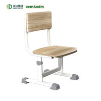 Meida Cross-border Bid Bureau d'étudiant avec chaise, style moderne minimaliste, en MDF, écologique, confortable, réglable en hauteur, avec rangement