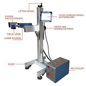 Choix du client machine de marquage laser à fibre de haute qualité pour métal acier argent - Product Image 2