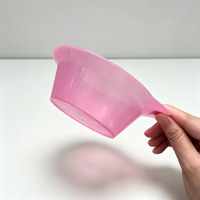 Bol de mélange de couleur de cheveux jetable en plastique, bac de teinture, outil de coiffure de salon, récipient portable pour colorant, vente en gros