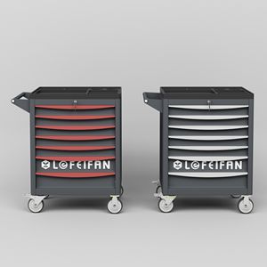 () Peso de rodamiento de al menos 30KG Cada cajón Cofre de herramientas con siete cajones deslizantes - Product Image 5