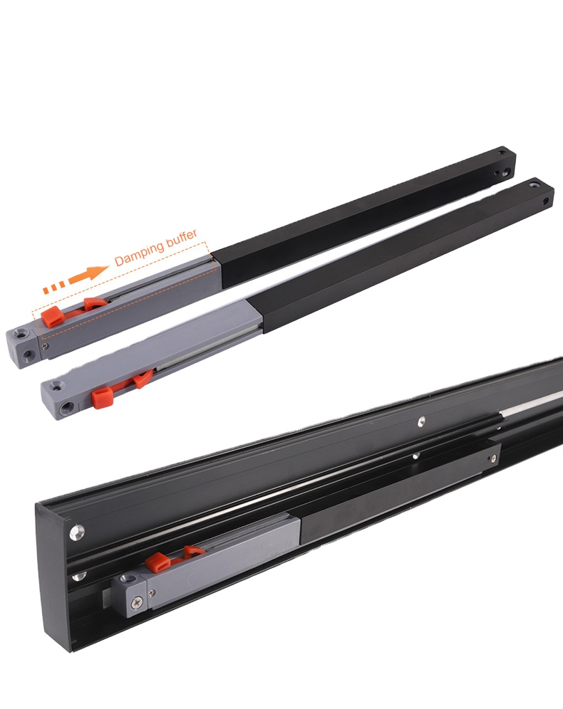 Гладкая Бесшумная фурнитура для раздвижных дверей, Невидимая Система раздвижных дверей
