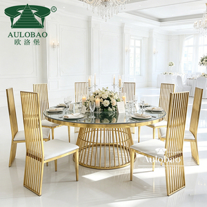 Wholesale Wedding <b>Table</b> and Chairs Stainless Steel Restaurant Dining <b>Table</b> - Product Image 1
