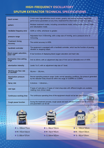 Extractor <span class=keywords><strong>de</strong></span> Flemas Oscilatorio <span class=keywords><strong>de</strong></span> Alta Frecuencia con Certificación CE ISO, Dispositivo <span class=keywords><strong>de</strong></span> Desincrustación Pulmonar Tipo Chaleco Médico - Product Image 5