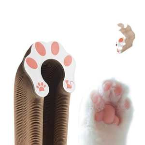 Interaktiver Magic Faltbarer Akkordeon <span class=keywords><strong>Cat</strong></span> <span class=keywords><strong>Scratcher</strong></span> mit Papier material Smart <span class=keywords><strong>Cat</strong></span> Ball und Bell Faltbarer Karton <span class=keywords><strong>Cat</strong></span> Toys - Product Image 5