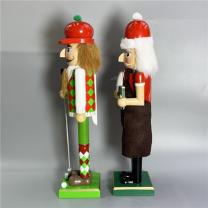 Đồ Thủ Công Bằng Gỗ Nutcracker 38Cm Đồ Trang Trí Giáng Sinh Quà Tặng Đồ Chơi Bàn Bàn Trưng Bày Trang Trí Nutcracker Búp Bê - Product Image 5