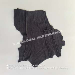 Trapos de algodón multiusos de 10 kg y 25 kg, trapos de tela recuperada de colores mixtos, trapos de forro polar, trapos para limpiar sudaderas, trapos industriales para limpieza. - Product Image 3