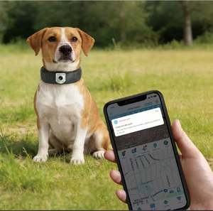 Collier de suivi GPS intelligent pour animaux de compagnie avec caméra 4K, rechargeable, anti-perte et dresseur pour chiens - Product Image 1
