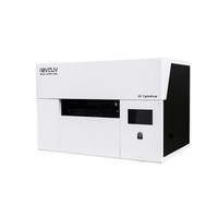 Impression UV à jet d'encre sur divers matériaux, imprimante UV cylindrique couleur intégrale