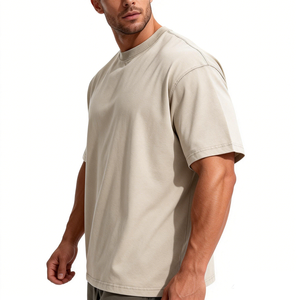 Camicie da Uomo All'ingrosso 100% Cotone 220gsm Lavate Stile Vintage Streetwear Casual Oversize Vestibilità Ampia Taglie USA - Product Image 1