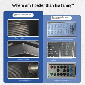 Lumières modernes de jardin de rue de corps en aluminium de LED 3-6m de hauteur à énergie solaire IP65 éclairage extérieur luminaire AC utilisation de paysage - Product Image 3