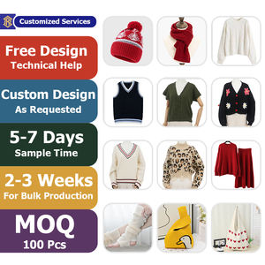 Suéter Corto De Punto Casual De Invierno Para Mujer De Gran Venta Cuello Redondo Manga Larga Calce Holgado Popular Ropa Para Chicas - Product Image 2