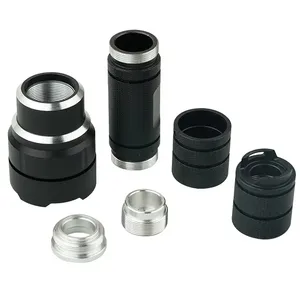 Chinese Factory OEM <strong>CNC</strong> Machining LED Flashlight Aluminum Shell Parts - Product Image 3