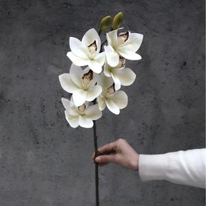 Arreglo Floral de Seda Blanca de Alta Calidad al por Mayor, Flor Artificial de Tallo Único para Decoración de Bodas y Hogar - Product Image 4