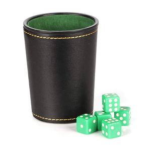 Bar bere gioco d'azzardo Poker giochi adulti del sesso a buon mercato personalizzato in pelle casinò Shaker dadi Cup - Product Image 1