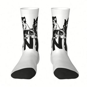 Chaussettes personnalisées pour hommes et femmes, motif chien de berger belge <span class=keywords><strong>Malinois</strong></span> K9, chaussettes chaudes et tendance - Product Image 1