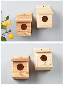 Nichoir en bois écologique XIANGLONG pour perroquets et canaris, nichoir pour oiseaux de compagnie pour la reproduction et l'éclosion dans le salon - Product Image 4