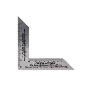 Ttake Hat Square Set Squares 200mm Precision Metal Right Angle <b>Tool</b> For Woodworking And Metalworking - Product Image 2