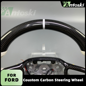 Personalizado 2023-2025 para <span class=keywords><strong>Ford</strong></span> Shelby <span class=keywords><strong>Mustang</strong></span> 7th LED RPM Actualización interior con fibra de carbono personalizada y volante - Product Image 2