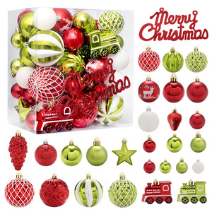 New Design PS Material Navidad <strong>Christmas</strong> Tree Decorations <strong>Christmas</strong> Baubles Balls Gift Pack <strong>Christmas</strong> Ball &amp; Tree <strong>Ornaments</strong> - Product Image 1