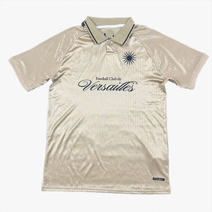 Maillot de football personnalisé tendance en satin brillant vintage, personnalisable, nouvelle mode, vente en gros - Product Image 4