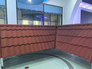 <span class=keywords><strong>Prix</strong></span> usine pas cher AZ135 0.40mm 1240mm neige Type romain étanche pierre enduit feuille de toiture livraison rapide - Product Image 2