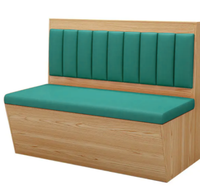 Nouveau design moderne, mobilier pour hôtel, restaurant, café, boutique, banquette haute et banquette, ensemble table et chaises en bois