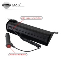 Accesorios para Automóviles, Luz Estroboscópica LED Intermitente para Parrilla de Automóvil, Luz de Advertencia para Camioneta, Luz de Advertencia para Automóvil para Señalización de Seguridad
