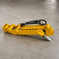 Kit de pince hydraulique robuste pour godet d'excavatrice, accessoire de fixation pour engins de construction