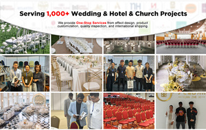 كرسي زفاف فاخر دائري بظهر دائري قابل للتأجير، كراسي ذهبية من الفولاذ المقاوم للصدأ للمناسبات - Product Image 4