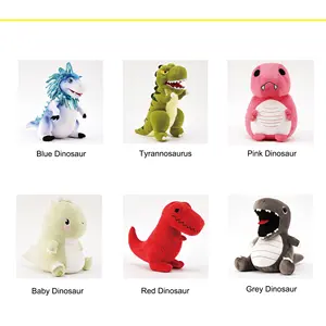 Personalizzare realistici animali di peluche morbidi dinosauri peluche di grandi dimensioni imbottiti giocattolo per bambini