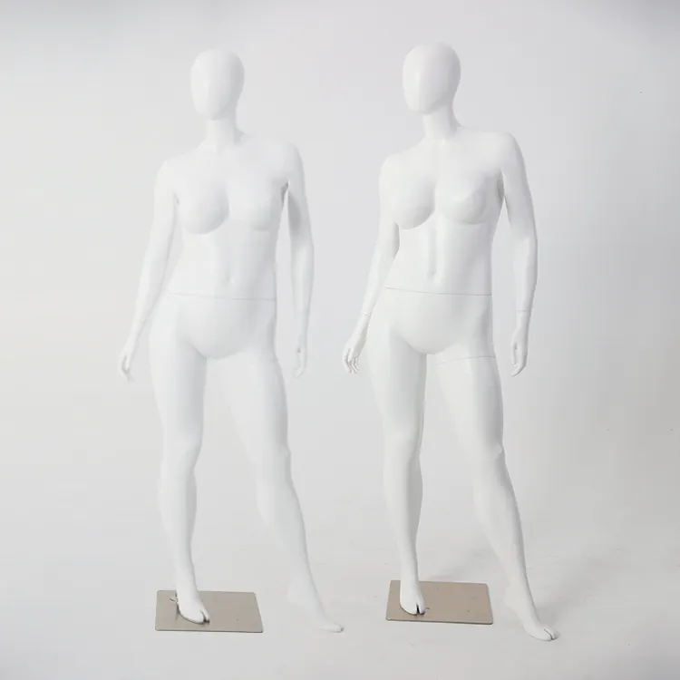 Wholesale factory fiberglass Plus size woman female male large oversize size mannequin for clothing store