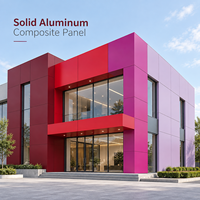 Panneau ACP solide argenté de qualité murale 4 mm avec revêtement PVDF pour revêtement de plafond - Vente en gros