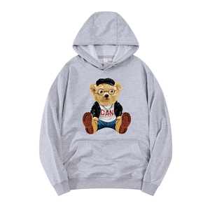 Sudadera con Capucha Blanca Personalizada para Hombre, 100% Poliéster para Sublimación - Product Image 3