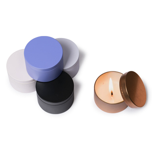 Fabrika stok <span class=keywords><strong>Metal</strong></span> ambalaj 6 oz 4oz mat siyah toptan beyaz teneke mum 8 oz konteyner mum teneke - Product Image 4