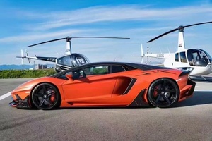 Kit carrosserie pour Lamborghini LP700, mise à niveau LP700, style <span class=keywords><strong>SVR</strong></span>, pare-chocs en fibre de carbone, jupe latérale, diffuseur, spoiler, capot - Product Image 4