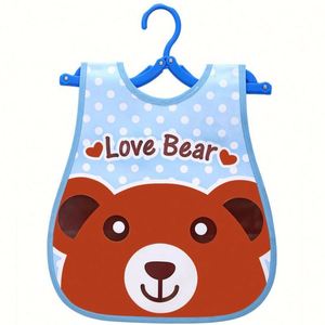 Adjustable Baby EVA Bibs <b>Kids</b> Plastic Waterproof Feeding Bibs Cheap Baby Cartoon Baby <b>Apron</b> - Product Image 5
