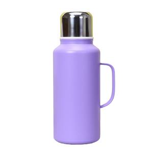 Bouteille d'eau en acier inoxydable multicolores de 1000 ml avec poignée ergonomique et couvercle à joint étanche pour un usage quotidien - Product Image 1