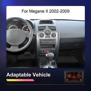 Podofo 7'' 2Din Android Carplay/Android Auto sans fil GPS/WiFi/FM/RDS pour Renault Megane2 2002-2009 Autoradio Livraison rapide - Product Image 2
