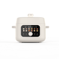 Cuisinière à pression électrique multifonctionnelle avec une capacité de 3 L, contrôle numérique pour un usage domestique et hôtelier