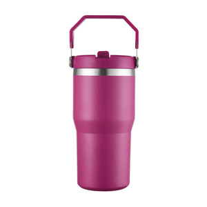 2025 món quà tùy chỉnh thép không gỉ UV in laser du lịch Mug 20oz 30oz cốc với lật trượt nắp từ - Product Image 4