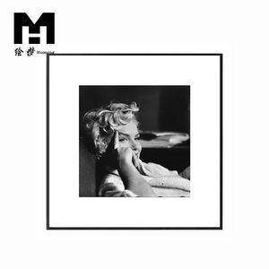 En gros personnalisé en alliage d'aluminium cadre <span class=keywords><strong>noir</strong></span> <span class=keywords><strong>et</strong></span> <span class=keywords><strong>blanc</strong></span> paysage portrait affiches carton mur art cadres photo décor - Product Image 2