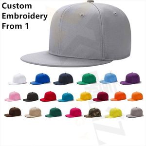 Gorra de Béisbol de Alta Calidad con Bordado de Mujer, de Algodón, para Niños, Estilo Snapback, Hip Hop, Plana, a la Moda - Product Image 1