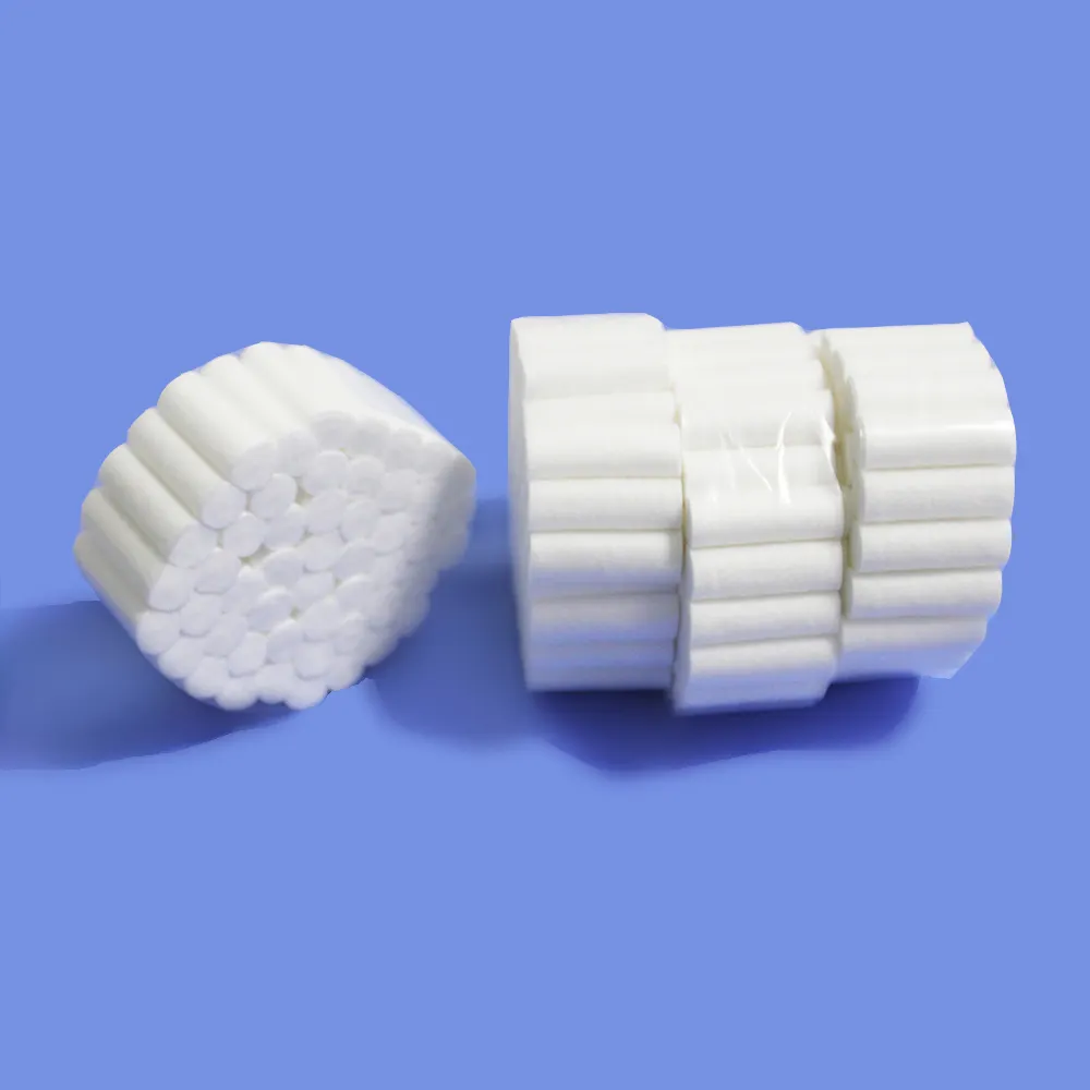 Non-Sterile 100% Pure Cotton Medical Dental Cotton Rolls/Balls Highly Absorbent Cotton Balls for Surgical and Dental Usage