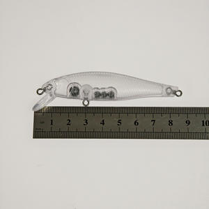 NOUVEAU OEM 8,5 cm 7,8 g Vente en gros de leurres flottants Minnow Appâts transparents non peints Appâts durs en ABS pour la pêche au black-bass - Product Image 4