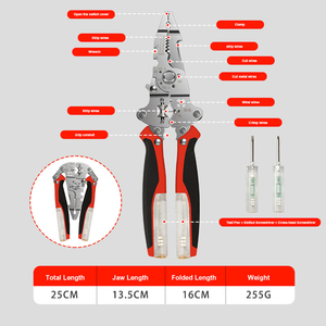 Pelacables Plegables Multifuncionales de Nueva Llegada |   Lápiz de Prueba Integrado para Herramientas de Corte/Aislamiento de Cables para Electricistas - Product Image 4