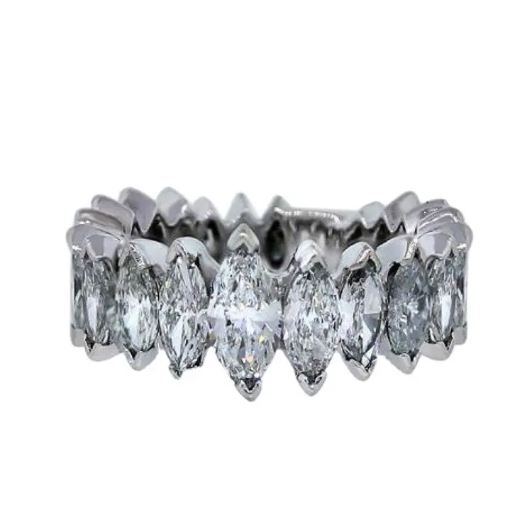 Wholesale Fashion Custom Women Jewelry 925 Sterling Silver Cz Ring