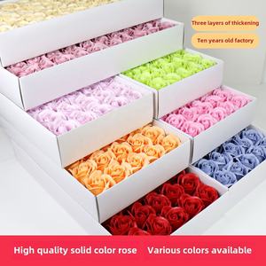 Roses <span class=keywords><strong>de</strong></span> savon artisanales, belles et colorées, utilisables pour la <span class=keywords><strong>d</strong></span>écoration et le nettoyage - Product Image 3