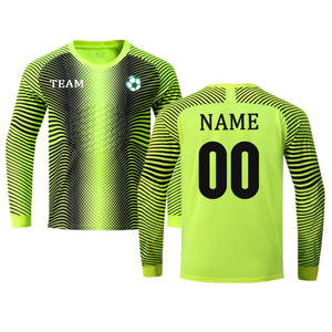 Custom Goalie Jersey Voor Kinderen Jeugd Volwassenen Gepersonaliseerde Keeper Uniform Gewatteerde Keeper Trui Voor Mannen Vrouwen Met Naam Logo - Product Image 5