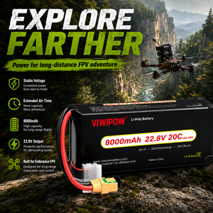 Batterie semi-solide NMC pour drone, 8000 mAh, 6S, 22,8 V, 20C, à décharge rapide, vente en gros - Product Image 2