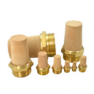 Silencieux pneumatique en laiton à tête longue/pointue BSL-01-02-03, silencieux pour électrovanne en cuivre - Product Image 3